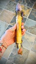 Load image into Gallery viewer, NEW MOON WAND Amethyst & Rhodonite