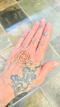 Load image into Gallery viewer, Copper Palm Ring (Adjustable)