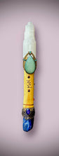 Load image into Gallery viewer, NEW MOON WAND Selenite & Sodalite LARGE