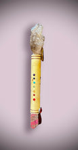 Load image into Gallery viewer, NEW MOON WAND Smokie Quartz & Rhodonite