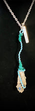 Load image into Gallery viewer, Third Eye Magik Witches Broom Car Pendulums (Black Kyanite)