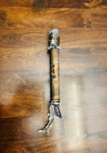 Load image into Gallery viewer, NEW MOON WAND Chakra Celestine & Yellow Calcite Small