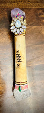 Load image into Gallery viewer, NEW MOON WAND Chakra Amethyst & Clear Quartz Large