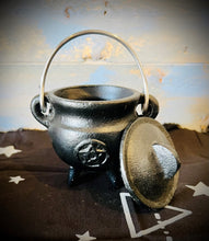 Load image into Gallery viewer, Cast-Iron Black Cauldron 3"
