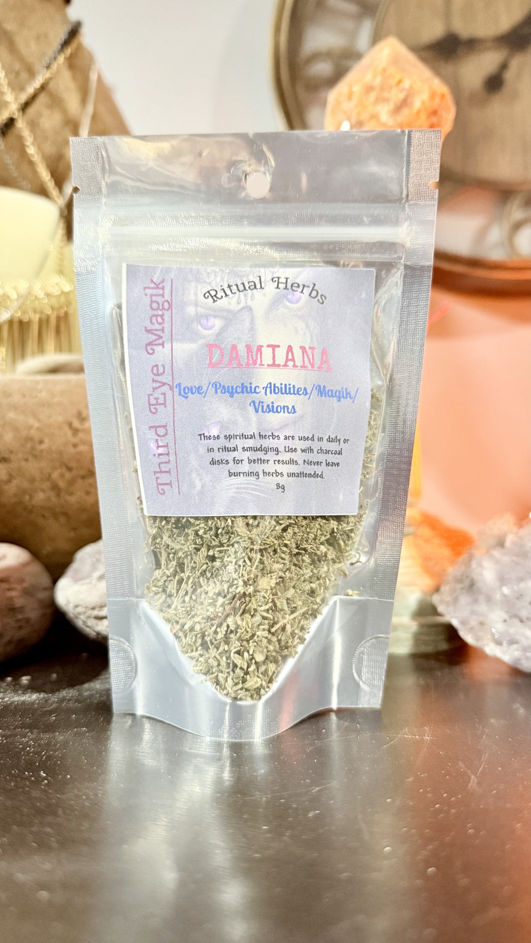 Damiana Third Eye Magik Ritual Herbs 8g
