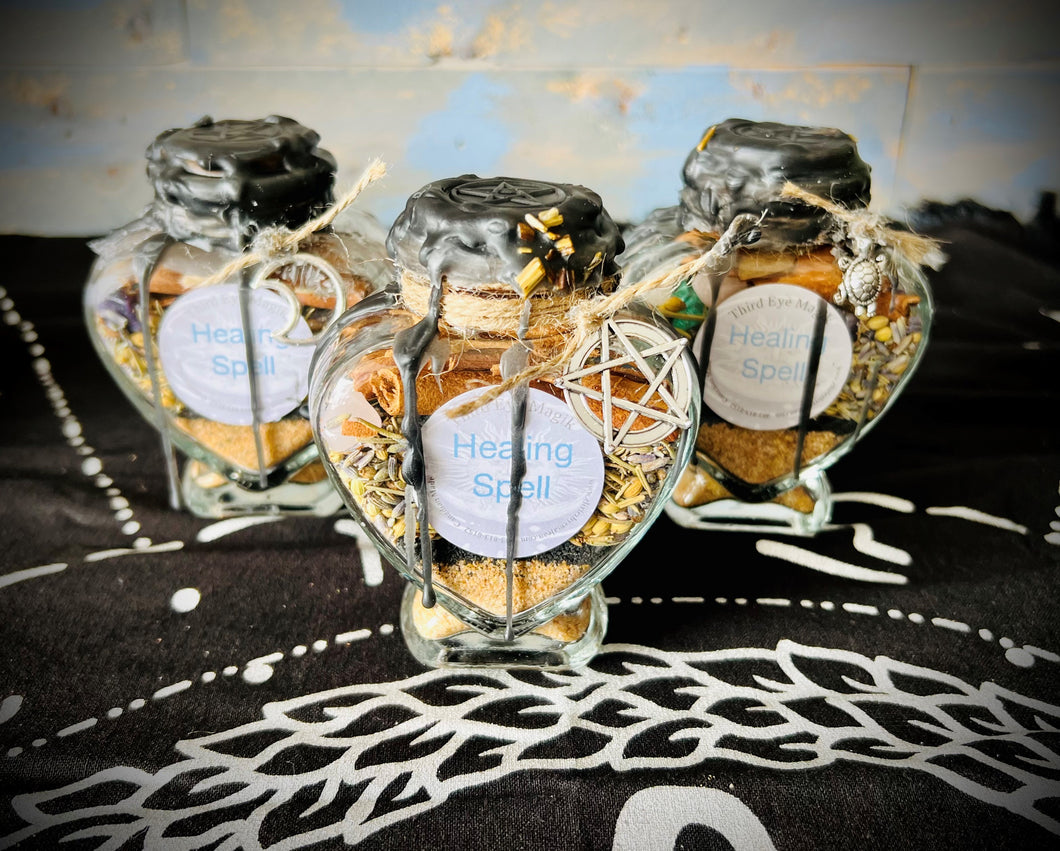 Third Eye Magik Large Healing Spell Jars 4oz