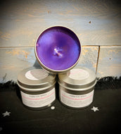 Third Eye Magik Mugwort Psychic Spell Candle (with Crystals) 4oz