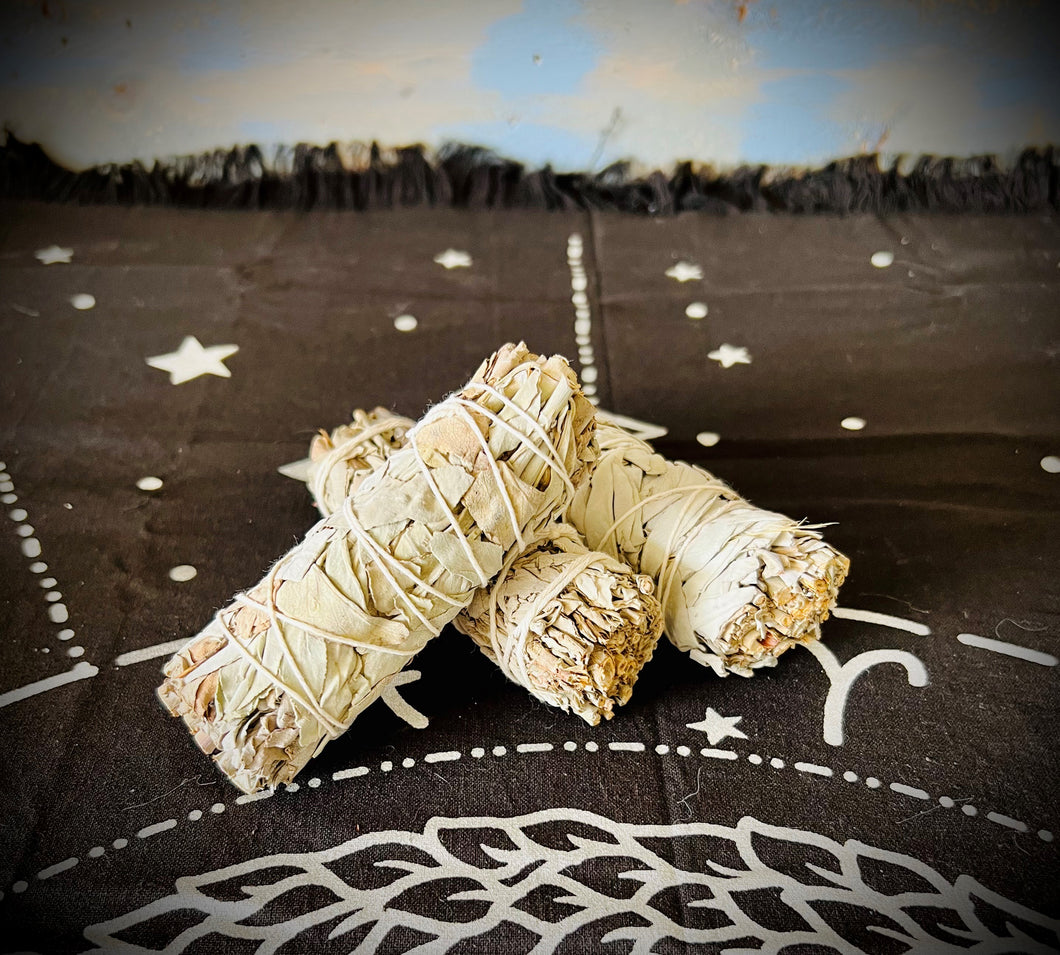 California White Sage Smudging Cleansing Bundle 4