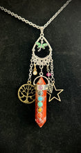 Load image into Gallery viewer, Metaphysical Crystal Pendulum Charm Necklaces
