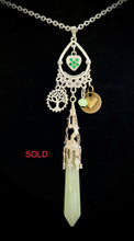 Load image into Gallery viewer, Metaphysical Crystal Pendulum Charm Necklaces
