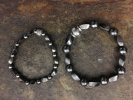 Matrix Hematite Magnetic Bracelet Black & Multi (single row)