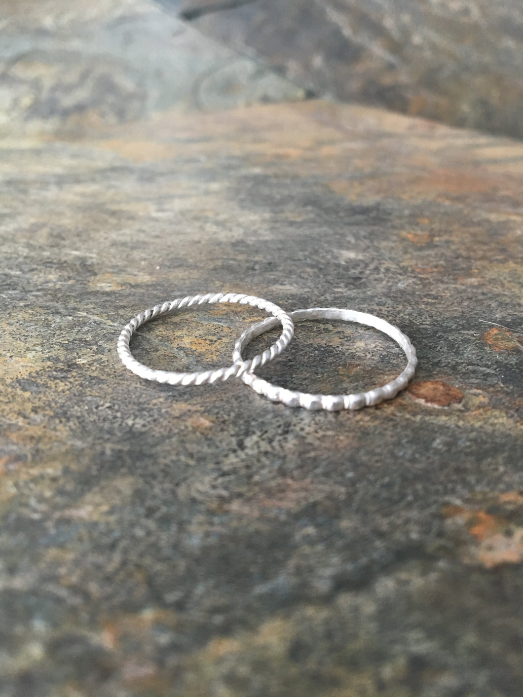 Stacking Sterling Silver Rings